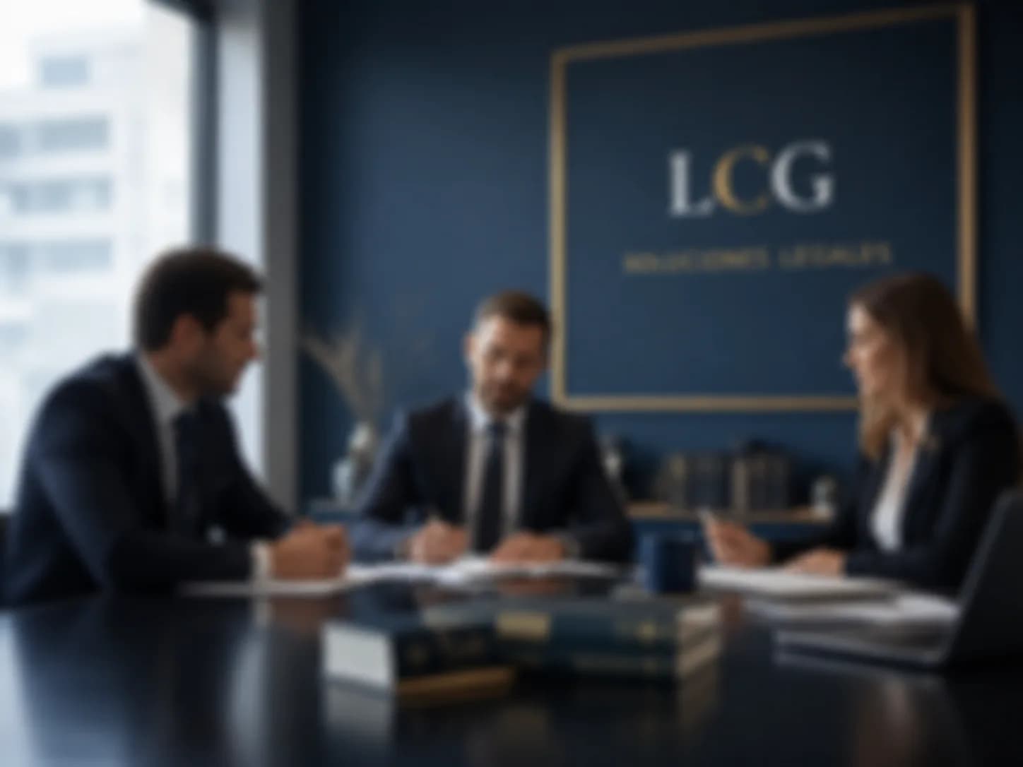 Sala de reuniones de LCG Soluciones Legales